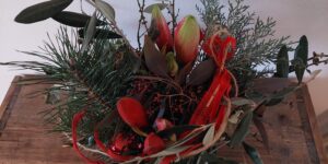 Strauß mit Amaryllis